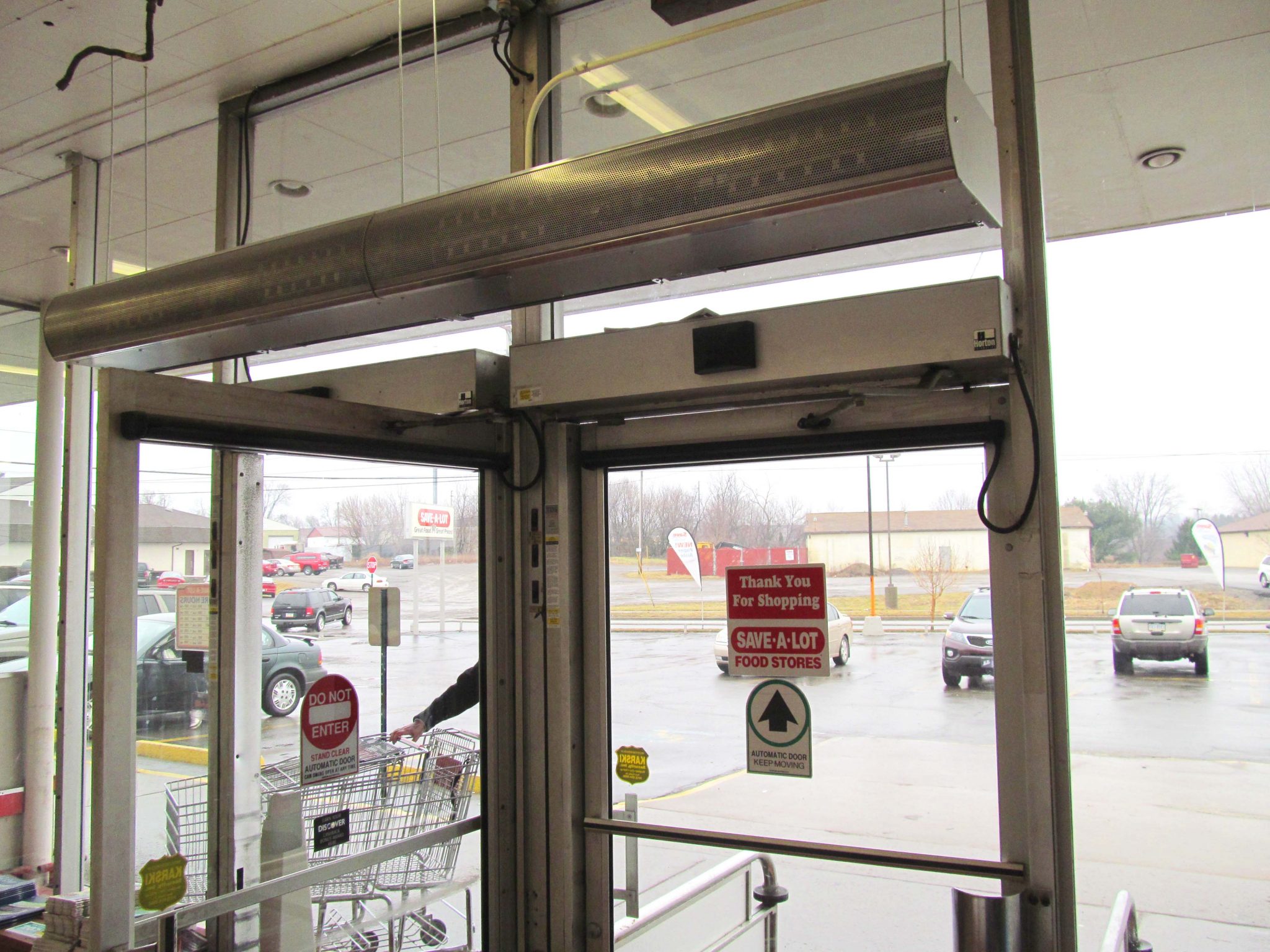 Architectural Low Profile 8 Air Curtain Berner