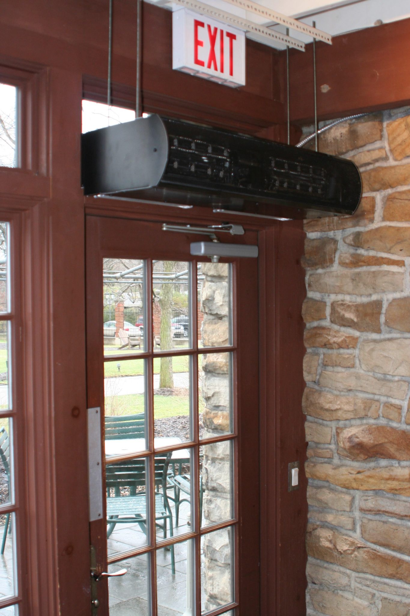 Architectural Low Profile 8 Air Curtain Berner